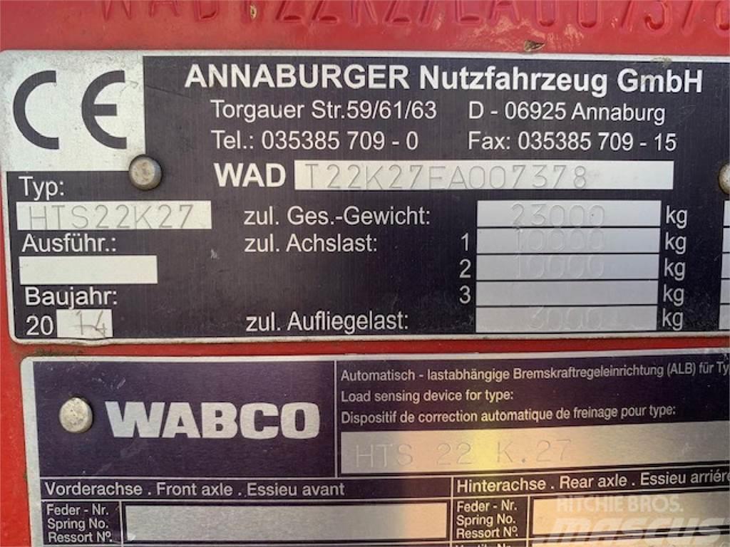 Annaburger HTS 22 K27, Güllefass, 18m Cysterny do szlamu