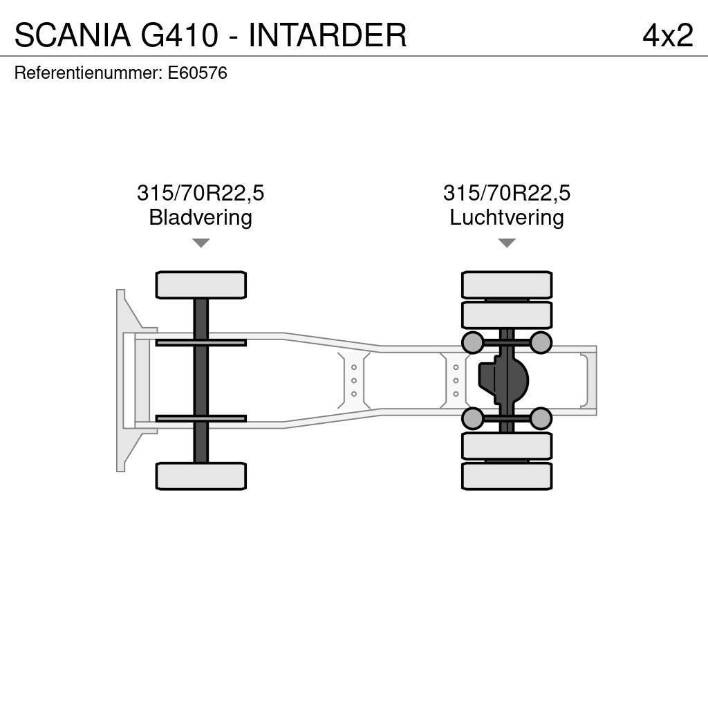 Scania G410 - INTARDER Ciągniki siodłowe