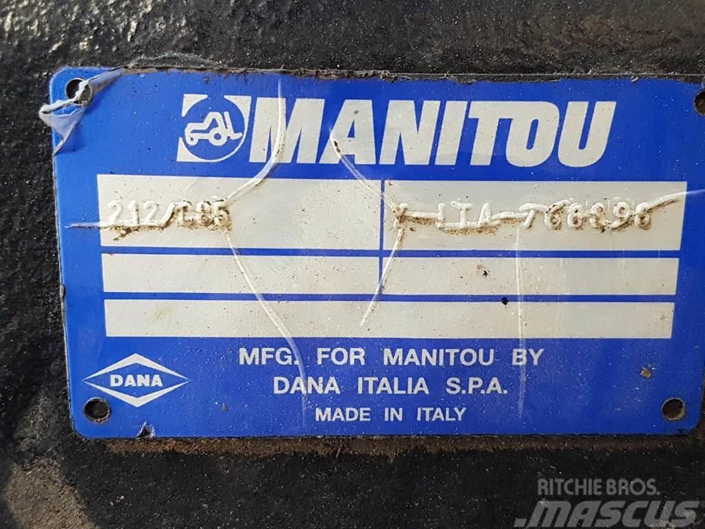 Manitou MLT1040-Spicer Dana 212/C85-Axle/Achse/As Mosty, wały i osie
