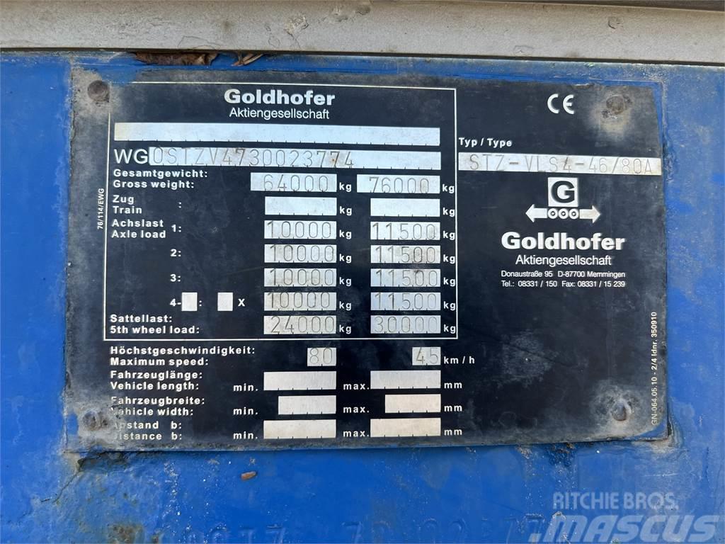 Goldhofer STZ-VLS 4-46/80 A Naczepy niskopodłogowe
