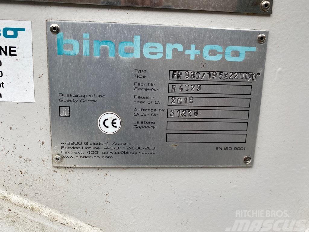  Binder FR 980/195 x 2200/3 Podajniki-dozowniki