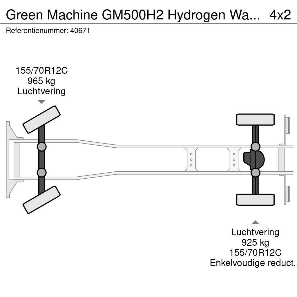 Green Machines GM500H2 Hydrogen Waterstof Sweeper Zamiatarki