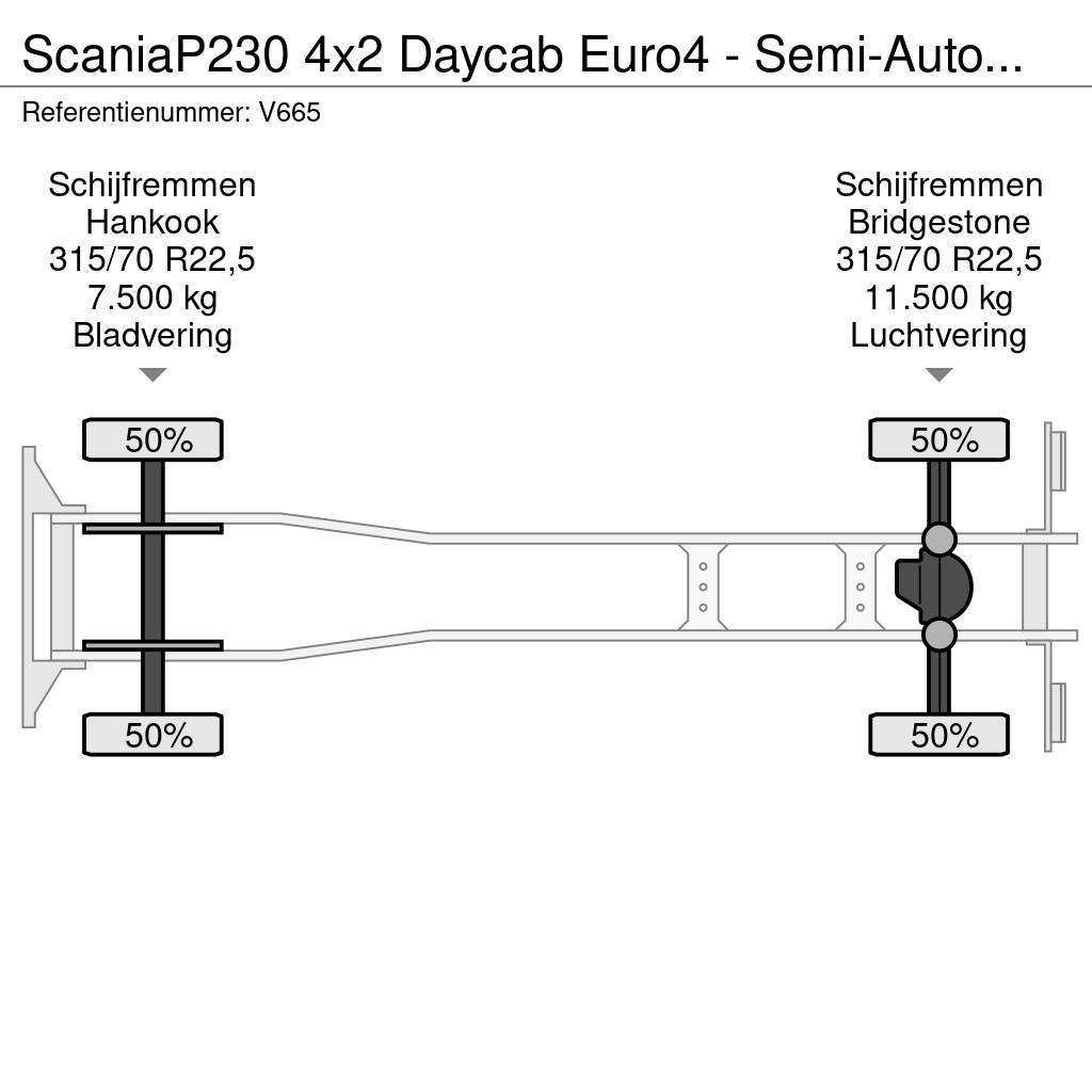 Scania P230 4x2 Daycab Euro4 - Semi-Automaat - KoelVriesB Chłodnie samochodowe