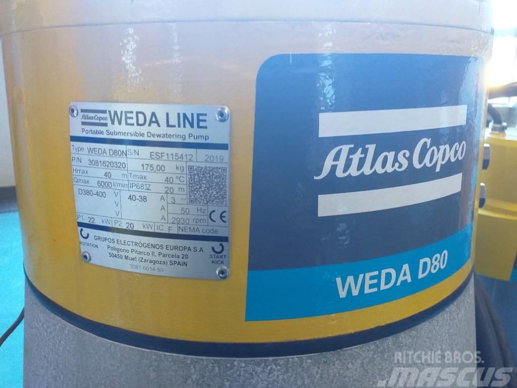 Atlas Copco WEDA D80N Pompy wodne