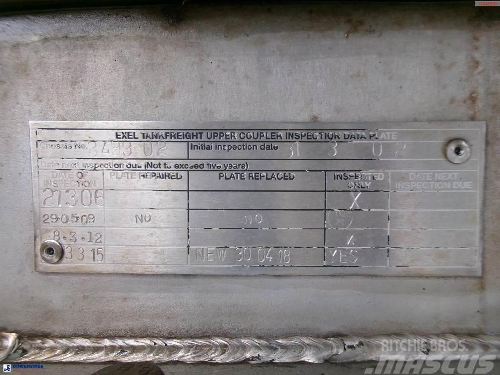  Clayton Bitumen tank inox 31 m3 / 1 comp Naczepy cysterna