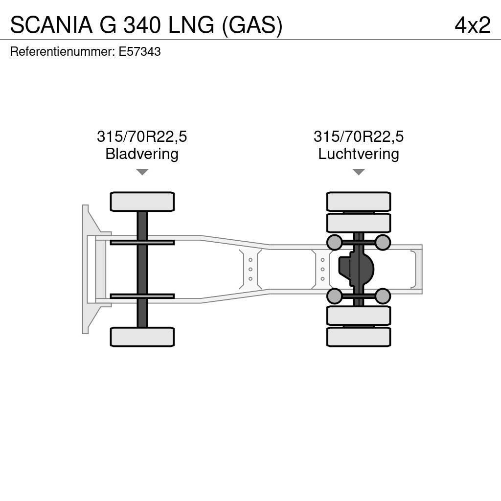 Scania G 340 LNG (GAS) Ciągniki siodłowe