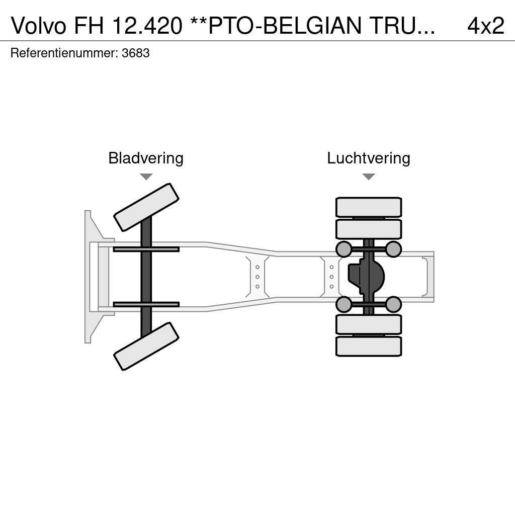 Volvo FH 12.420 **PTO-BELGIAN TRUCK-LOW MILEAGE** Ciągniki siodłowe