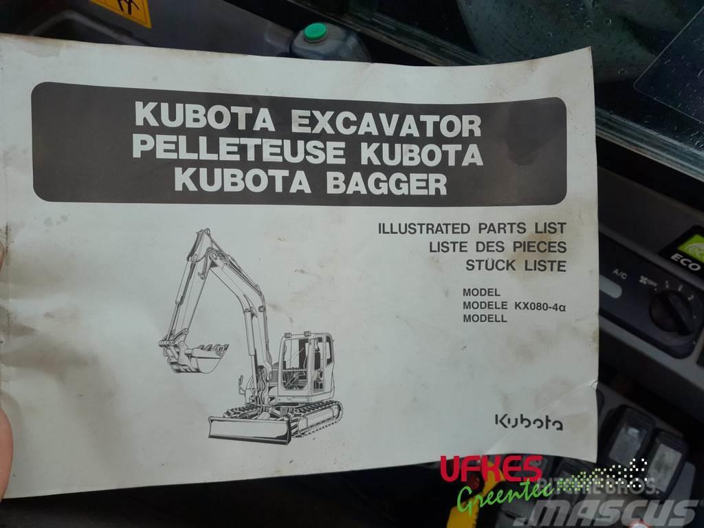 Kubota KX080-4 Alpha Midikoparki  7t - 12t
