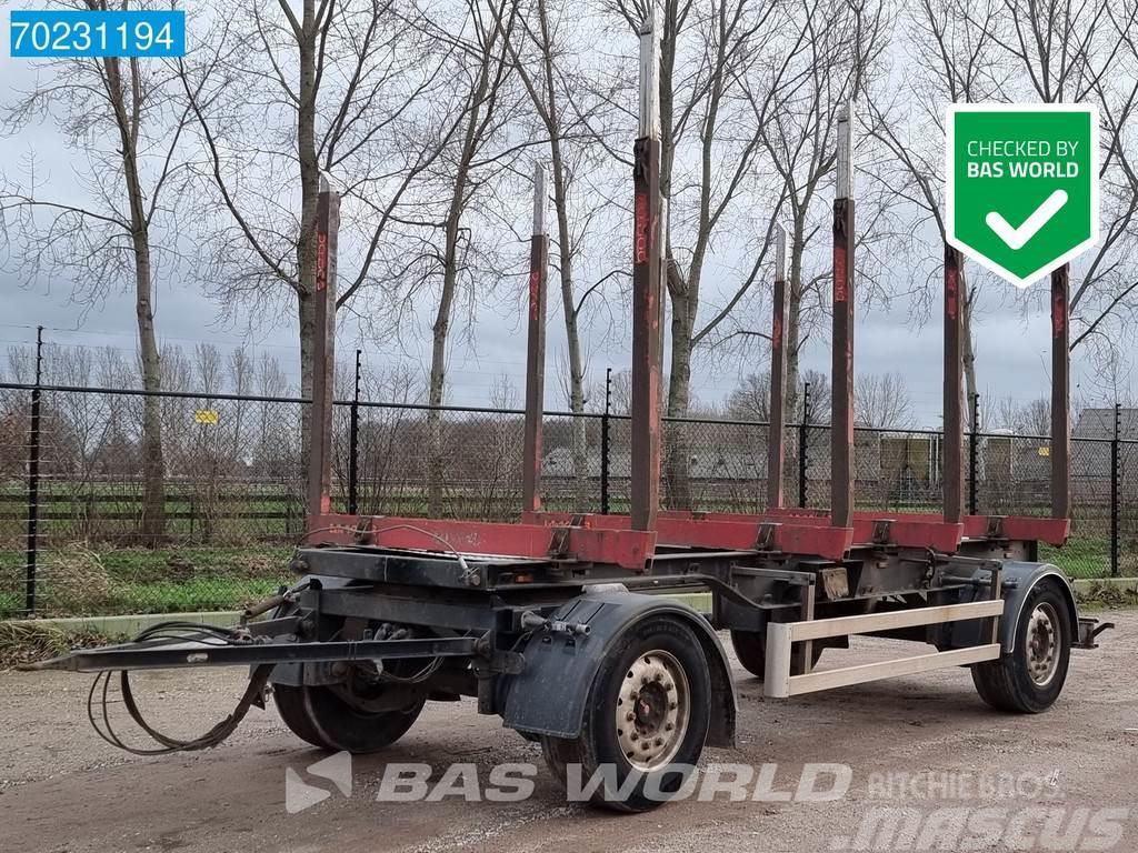  Pavic HTA 18 2 axles Holztransport Wood SAF Przyczepy do przewozu drewna