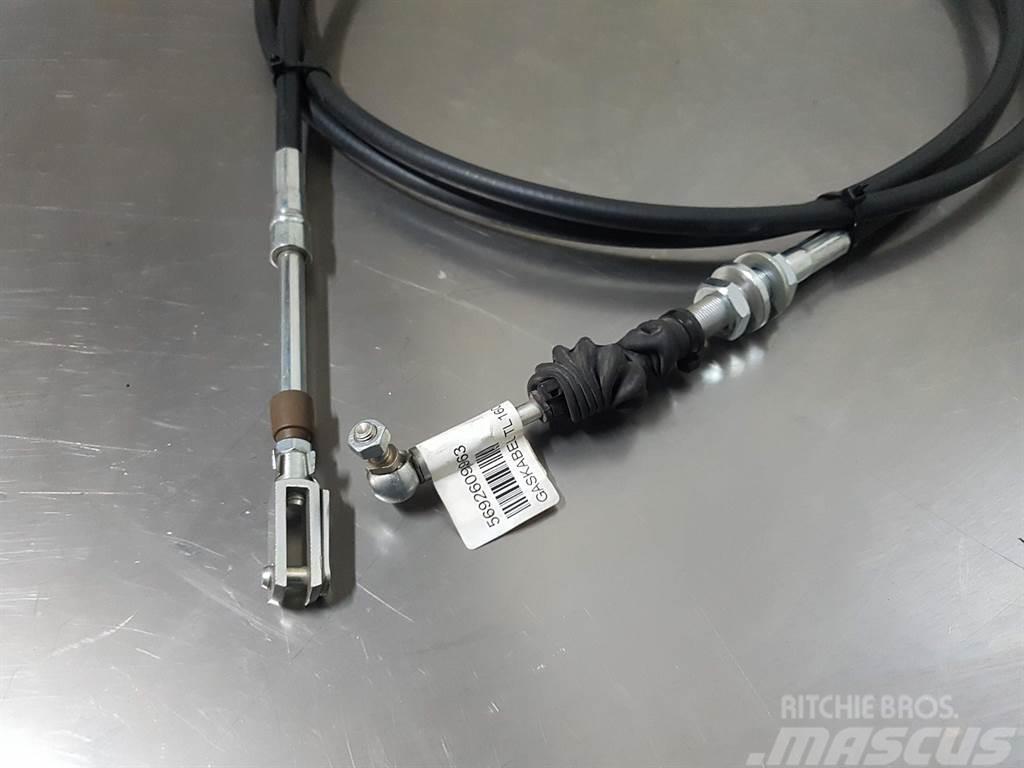 Terex TL160-5692609963-Throttle cable/Gaszug/Gaskabel Ramy i zawieszenie
