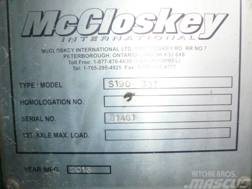 McCloskey S190 3D Przesiewacze mobilne