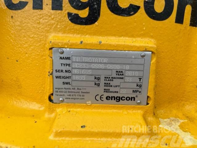 Engcon EC233-QS80-QS80-10, good condition Rotatory