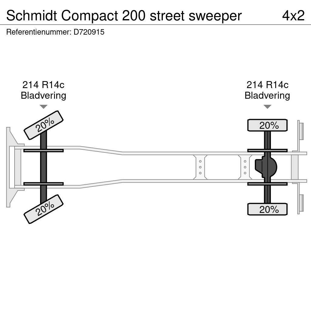 Schmidt Compact 200 street sweeper Kombi / koparki ssące