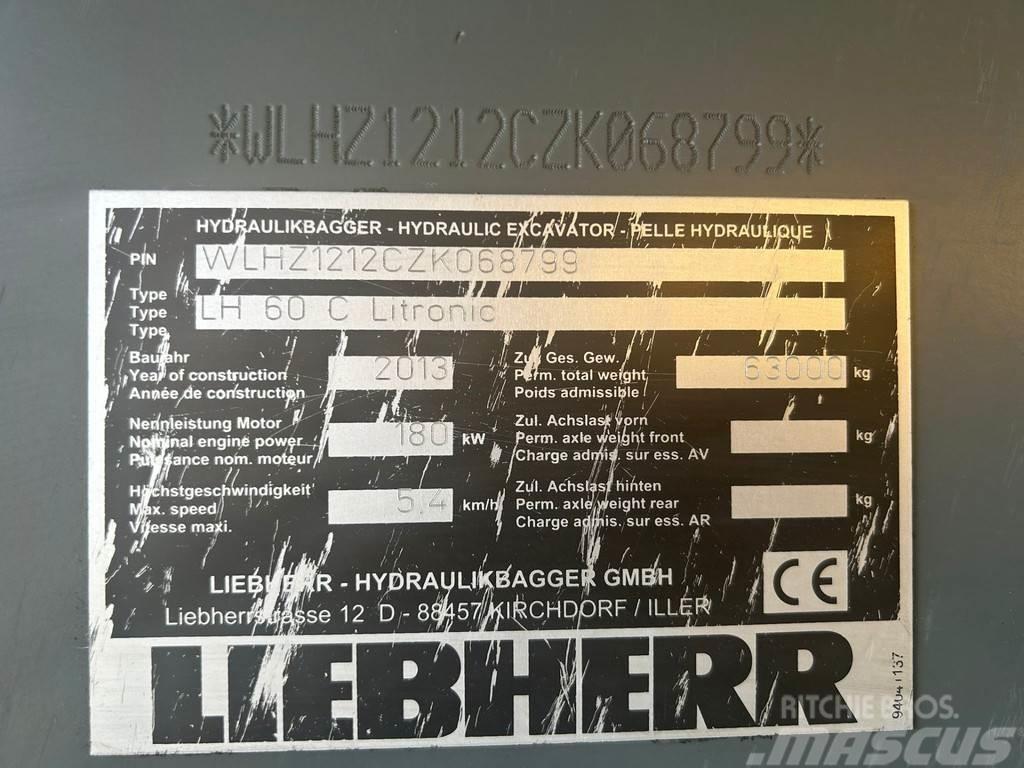 Liebherr LH 60 C Litronic EPA Umschlag bagger Akcesoria magazynowe