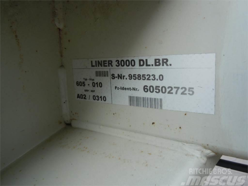 CLAAS Liner 3000 Ciągnikowe żniwiarki pokosowe