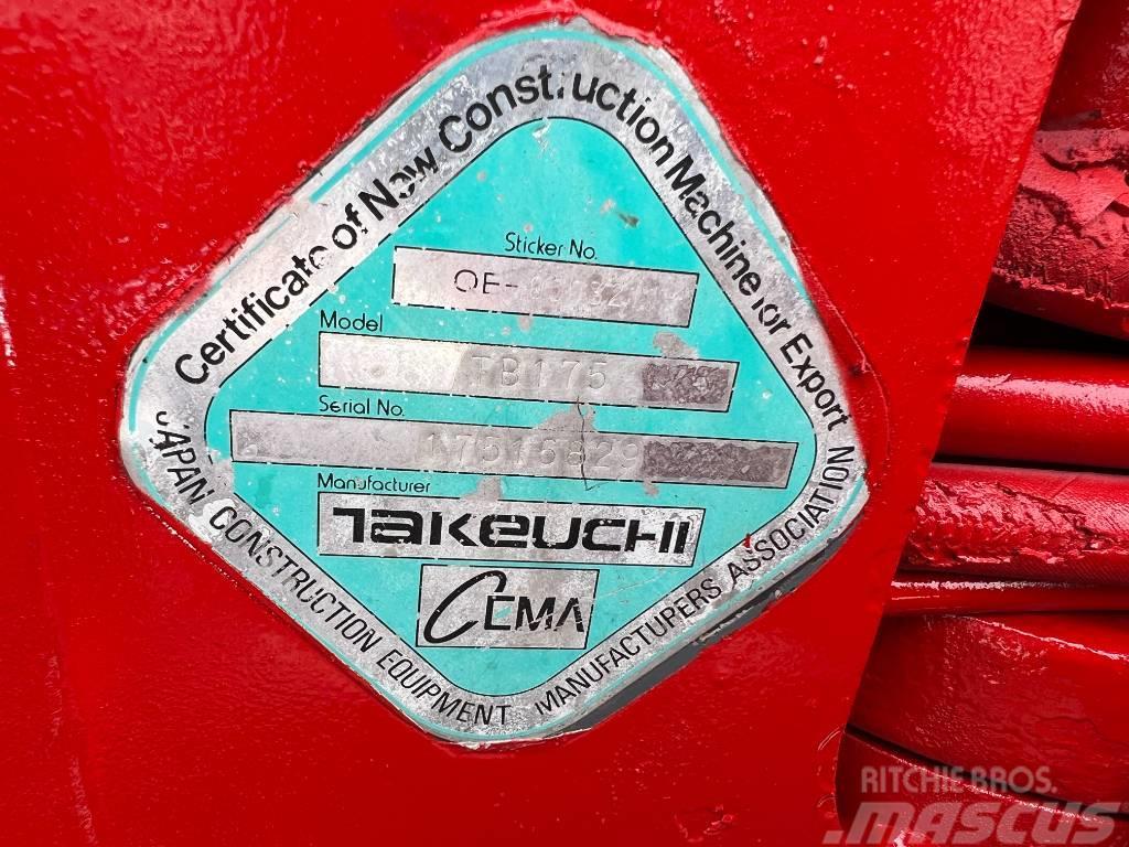 Takeuchi TB175 Midikoparki  7t - 12t