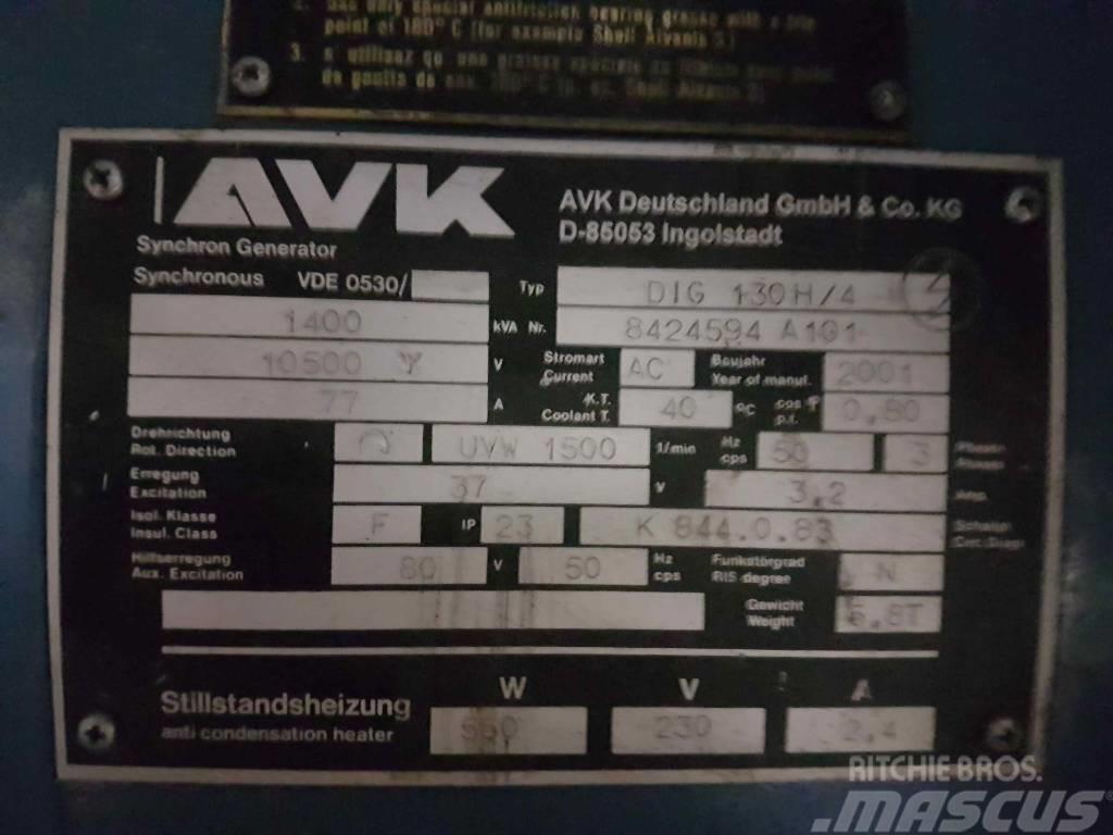 AVK DIG130 H/4 Agregaty prądotwórcze Diesla