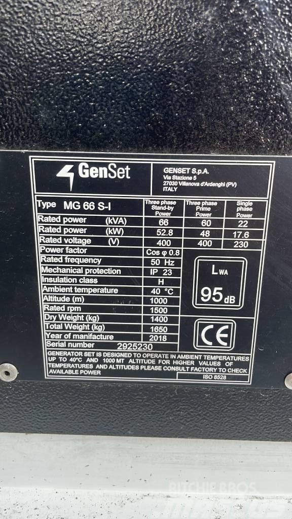 Iveco GENSET MG 66 SI Agregaty prądotwórcze Diesla