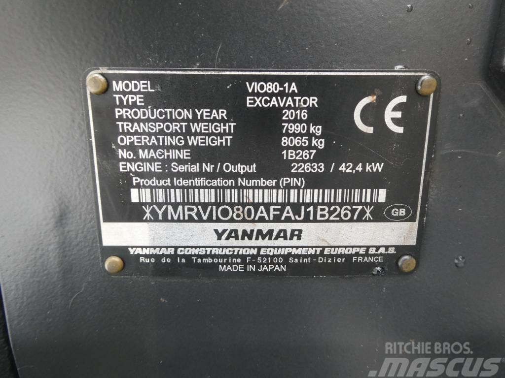 Yanmar Vio 80-1A Midikoparki  7t - 12t