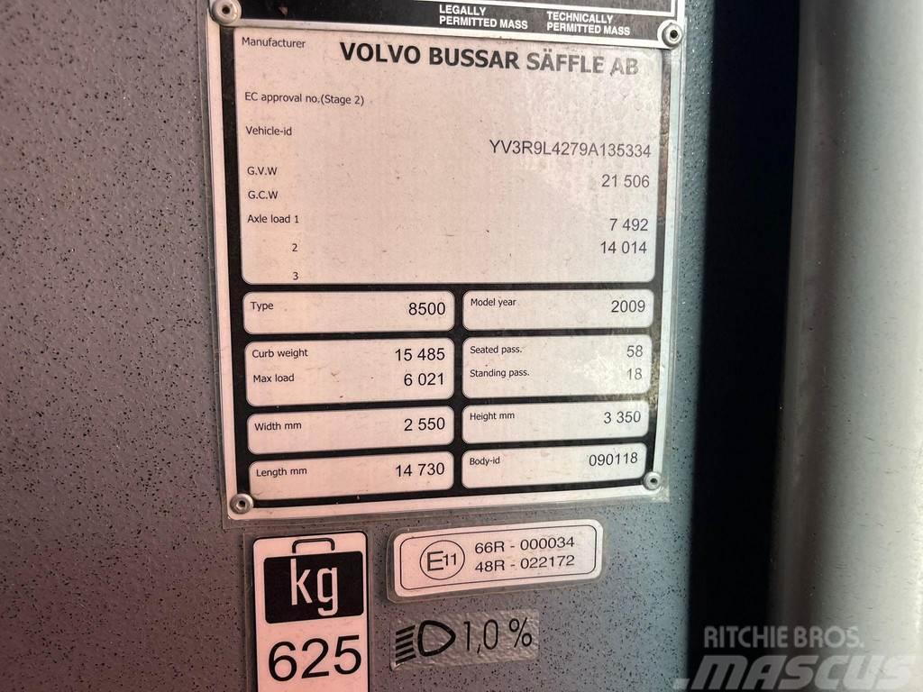 Volvo B12M 8500 6x2 58 SATS / 18 STANDING / EURO 5 Autobusy miejskie