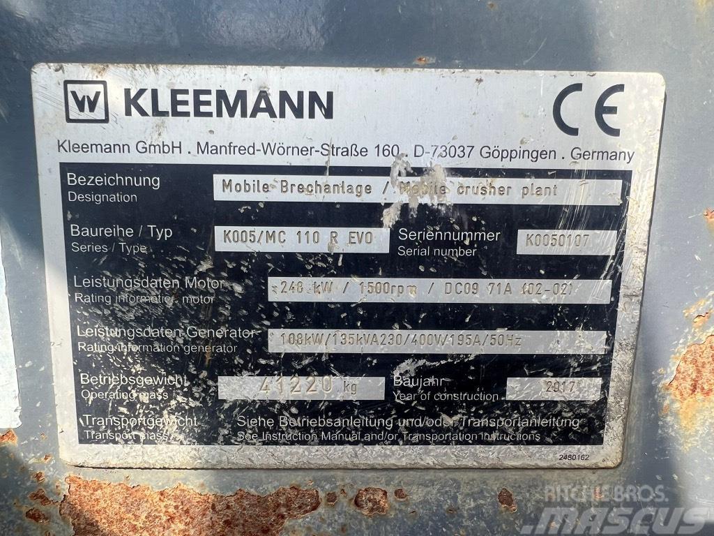 Kleemann MC 110 R Kruszarki
