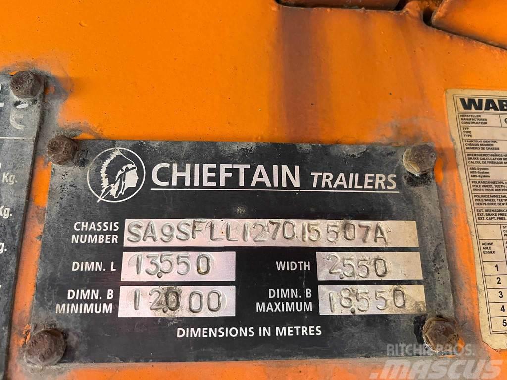 Chieftain SFLL 1270 PLATFORM L=9315 mm Naczepy niskopodłogowe
