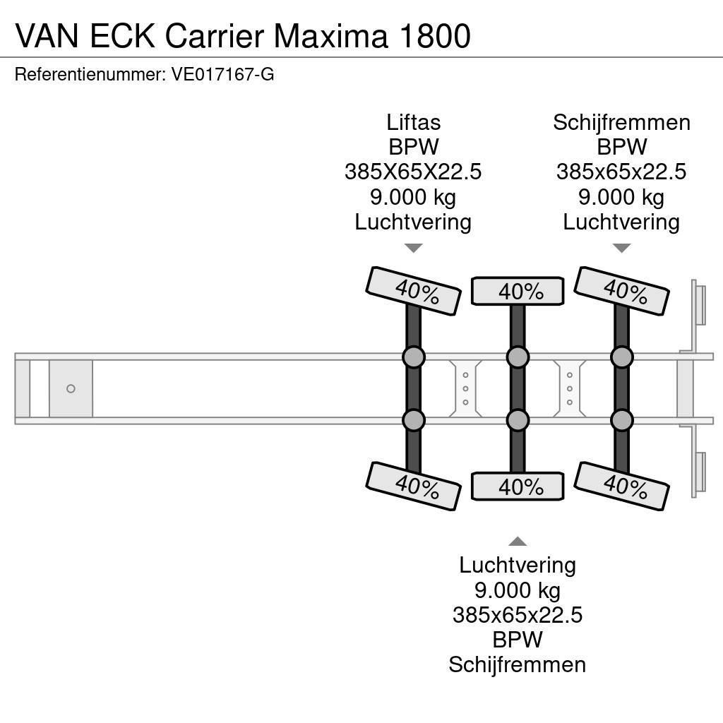 Van Eck Carrier Maxima 1800 Naczepy chłodnie