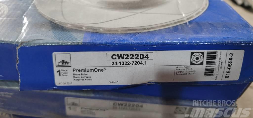  Ate  Disc Brake Rotor Front CW22204 Hamulce