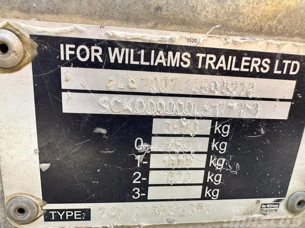 Ifor Williams TT3621 Trailer Wywrotki rolnicze