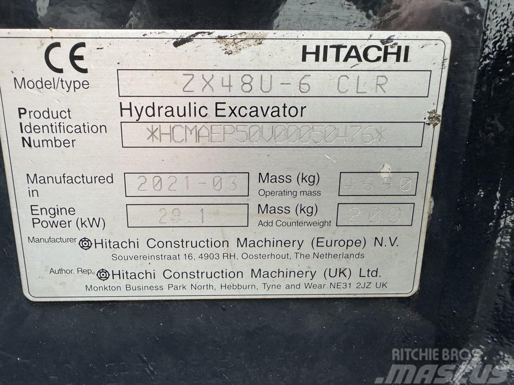 Hitachi ZX 48 U-6 Minikoparki