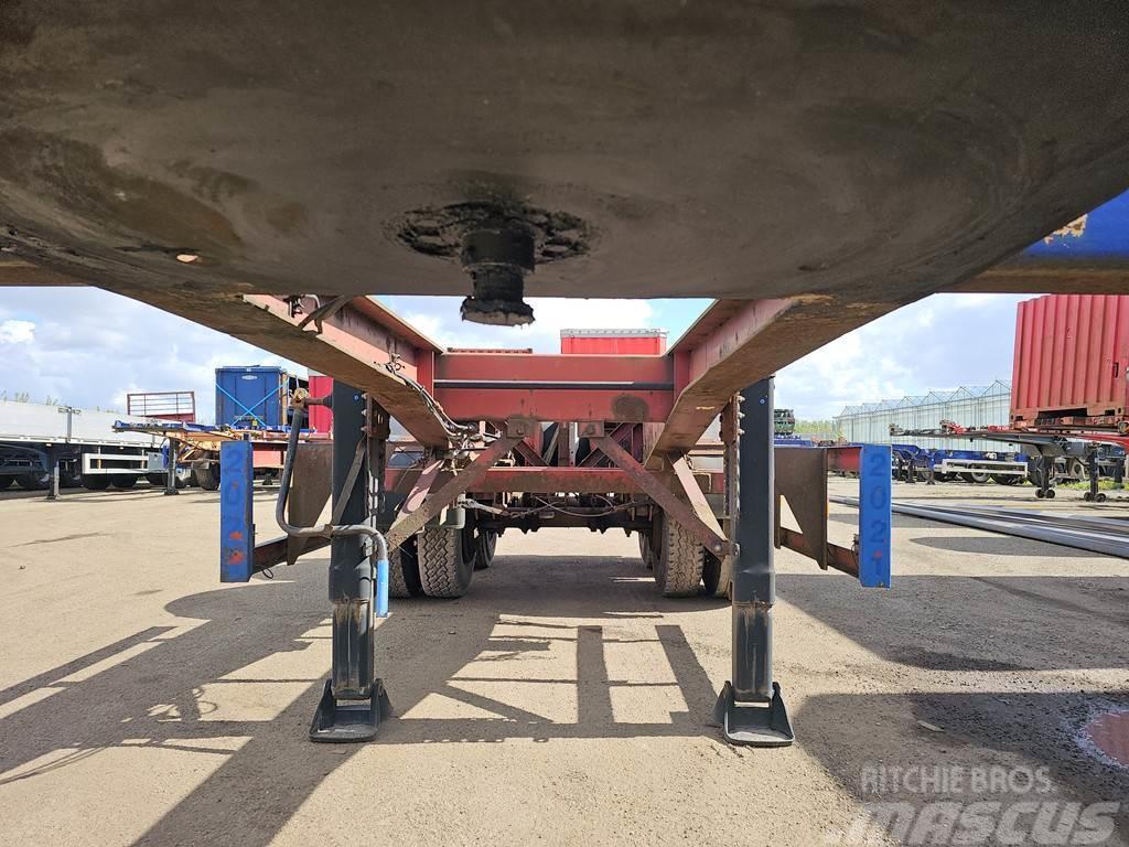 Köhler Elmshorn 20 ft container chassis  steel springs do Naczepy do transportu kontenerów