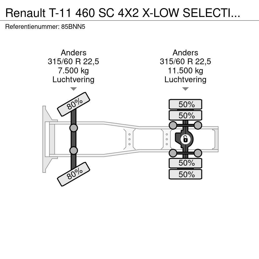 Renault T-11 460 SC 4X2 X-LOW SELECTION, HEFSCHOTEL, HYDRA Ciągniki siodłowe