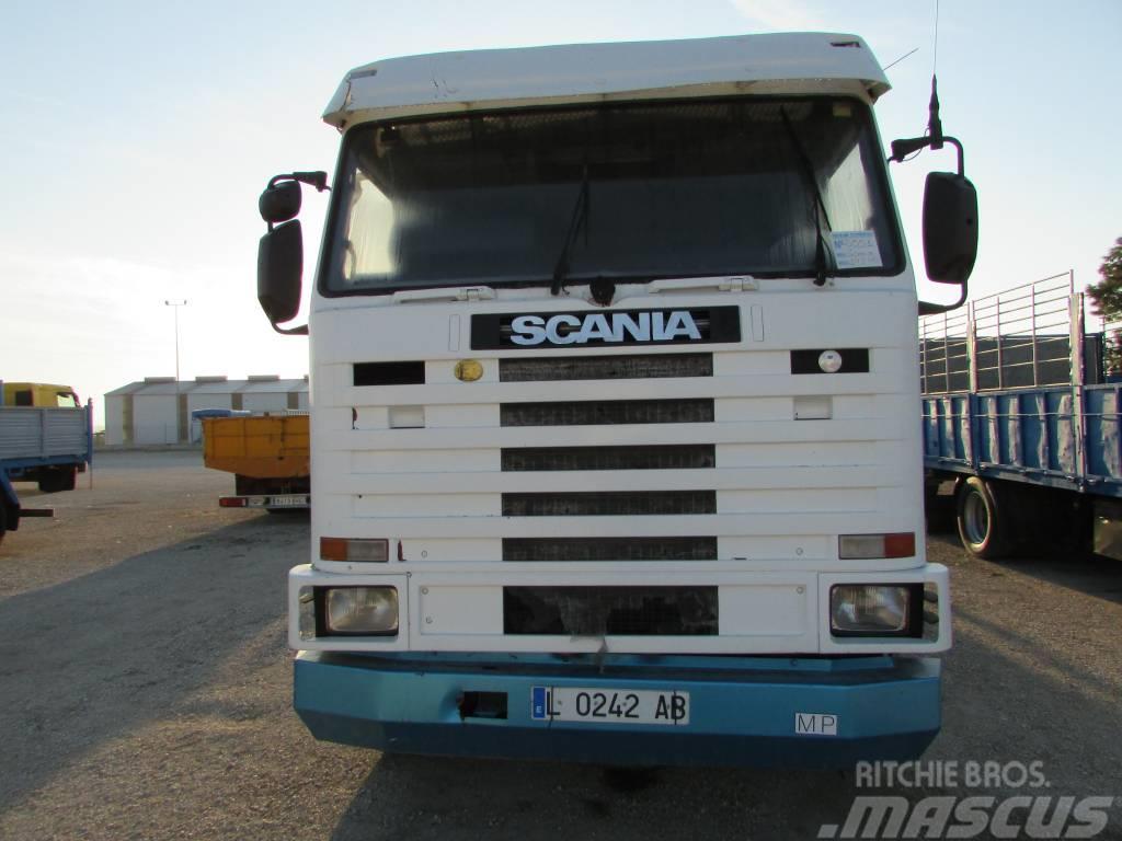 Scania 143 420 6X2 BASCULANTE Ciężarówki firanki