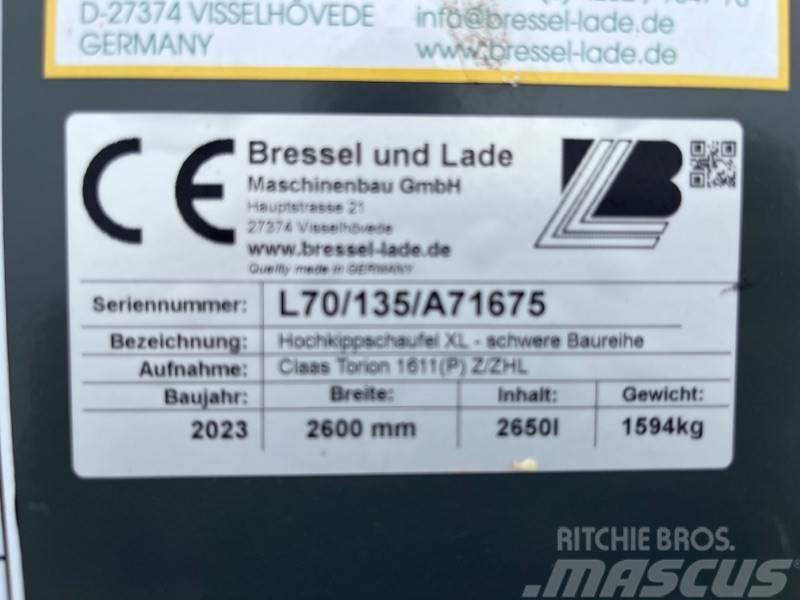 Bressel UND LADE L70 Hochkippschaufel XL - schwere Baureih Akcesoria rolnicze