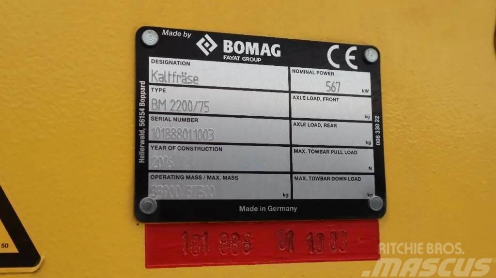 Bomag BM 2200/75 | COLD PLANER | NEW CONDITION! Pozostały sprzęt budowlany