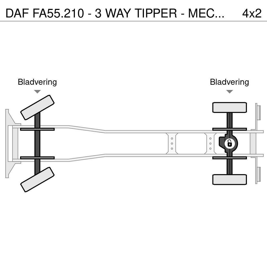 DAF FA55.210 - 3 WAY TIPPER - MECHANICAL INJECTION Wywrotki