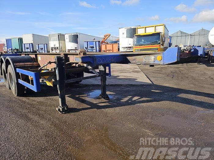 Köhler Elmshorn 2 axle | 20 foot | container chassis | st Naczepy do transportu kontenerów