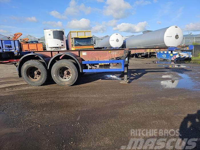 Köhler Elmshorn 2 axle | 20 foot | container chassis | st Naczepy do transportu kontenerów