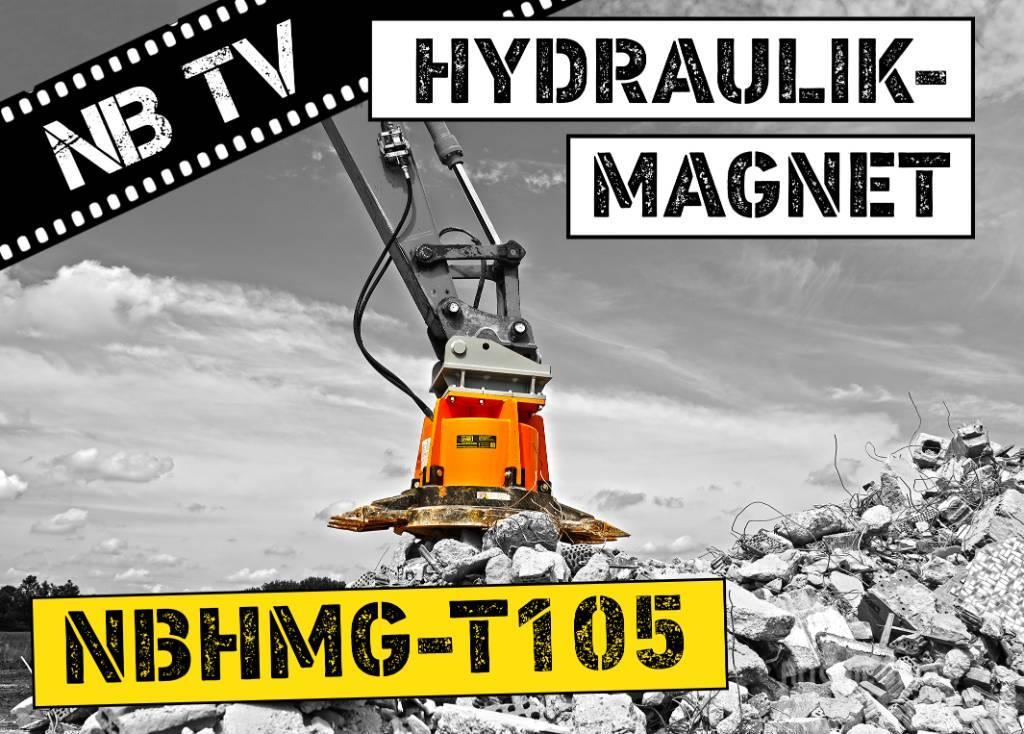  Hydraulikmagnet NBHMG T105 | Baggermagnet | 19-23t Koparki gąsienicowe