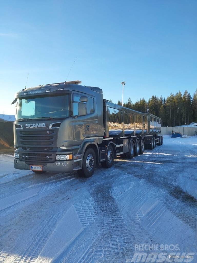 Scania R730 - 58 m3 yhdistelmä LB10x4*6HNB Wywrotki