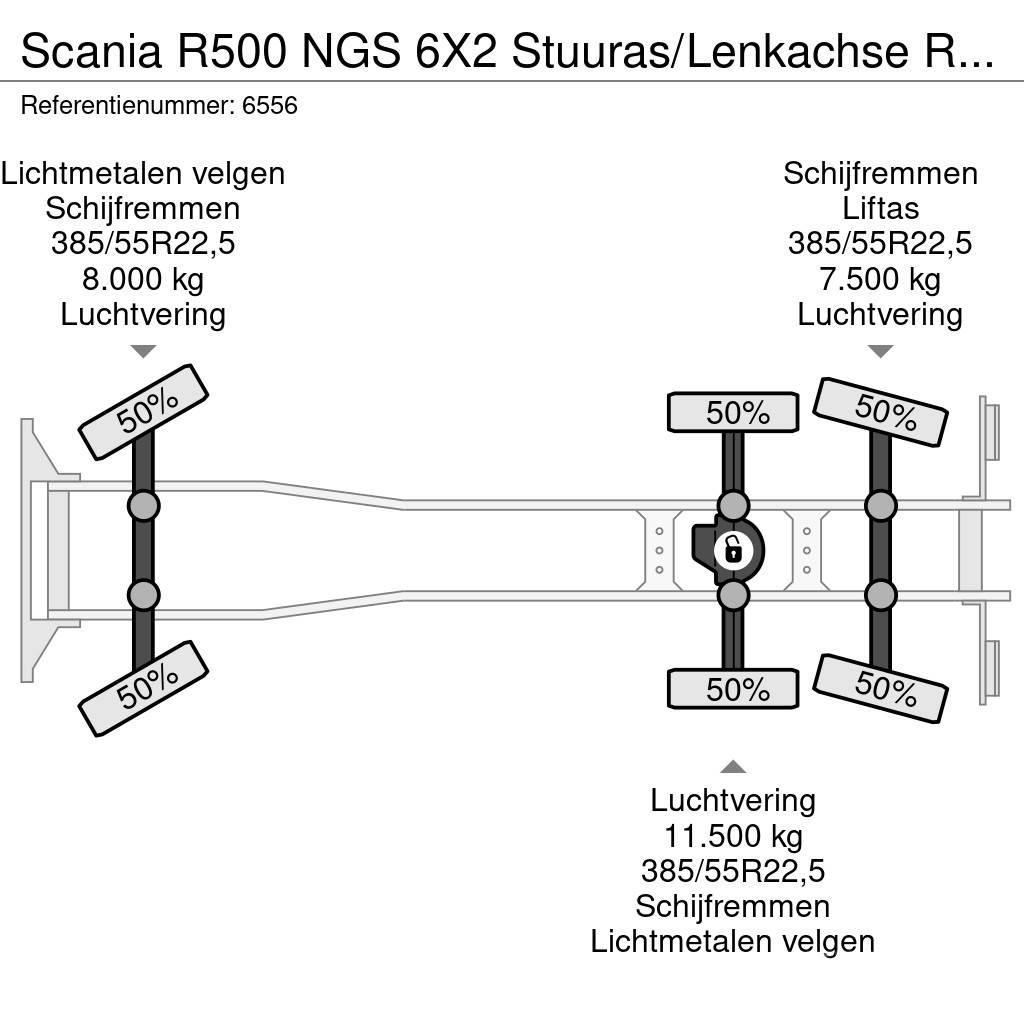 Scania R500 NGS 6X2 Stuuras/Lenkachse Retarder AHK Ciężarówki firanki