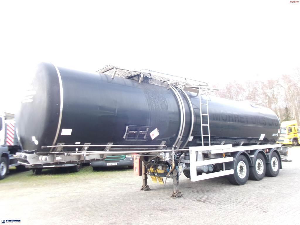 Crossland Bitumen tank inox 33 m3 / 1 comp + compressor + st Naczepy cysterna