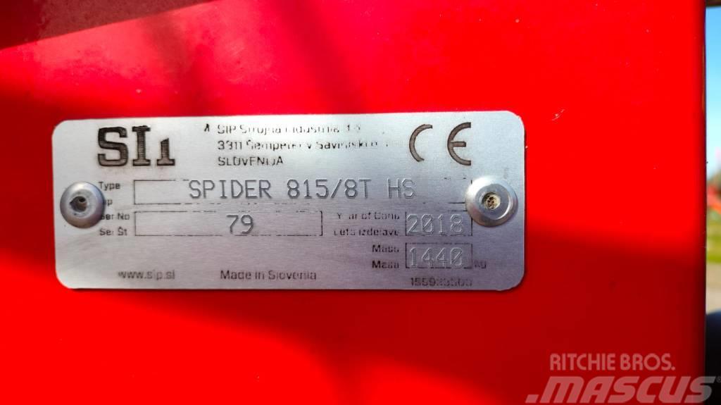 SIP SPIDER 815|8 T Zgrabiarki i przetrząsacze