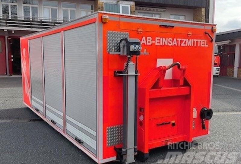  Abrollcontainer Werkstattcontainer Feuerwehr Kontenery specjalne