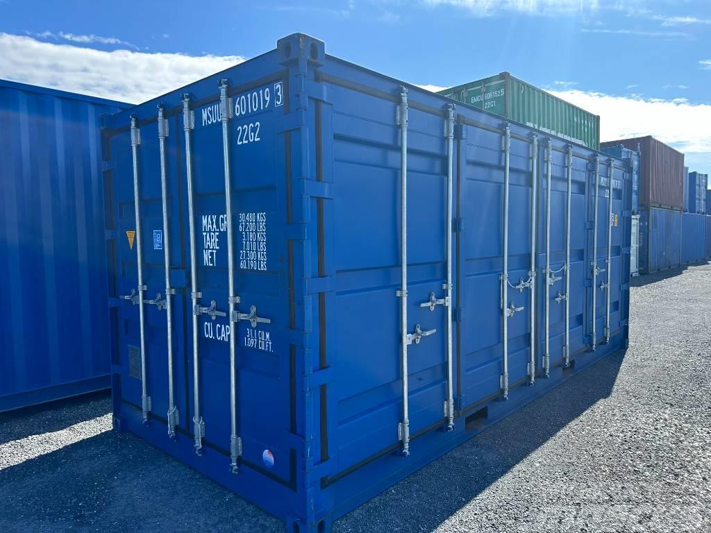  container ny 20fot hel öppningsbar långsida och en Kontenery specjalne