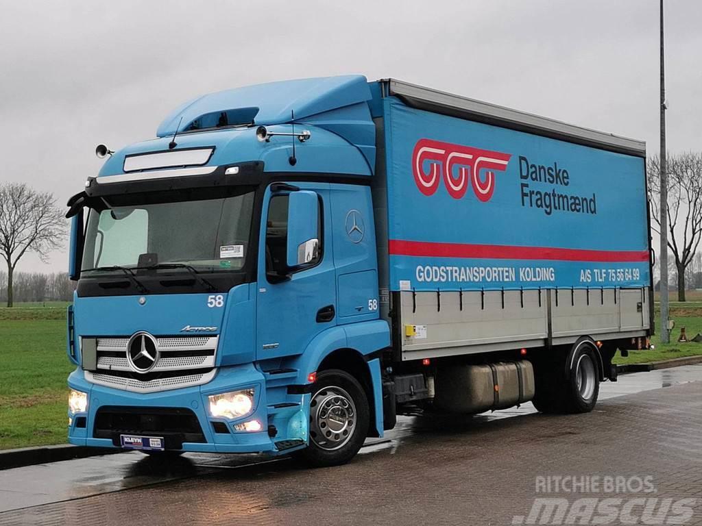 Mercedes-Benz ACTROS 1830 ll taillift Ciężarówki firanki