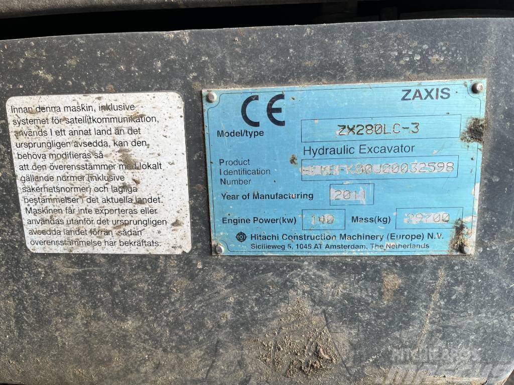 Hitachi ZX 280 LC-3/ Härnösand Koparki gąsienicowe
