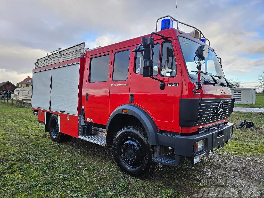 Mercedes-Benz 1224 AF 4x4  Feuerwehr Autobomba Firetruck Wozy strażackie