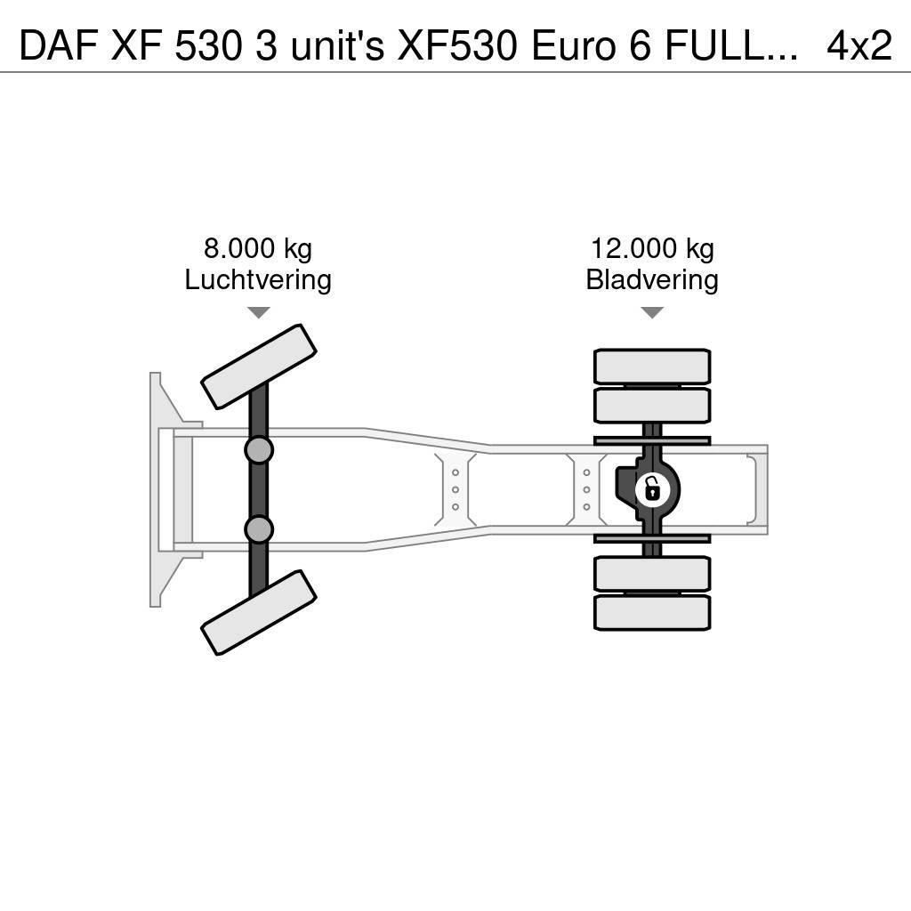 DAF XF 530 3 unit's XF530 Euro 6 FULL-SPOILER ZF-Intar Ciągniki siodłowe