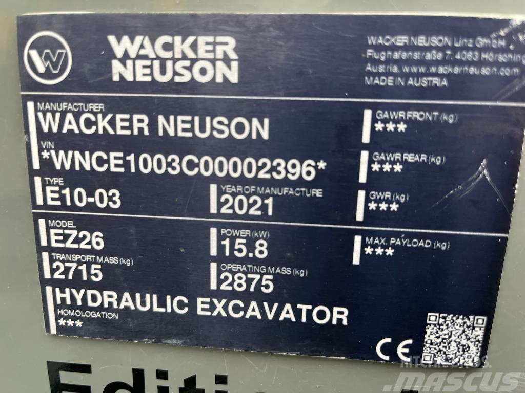 Wacker Neuson EZ 26 Minikoparki